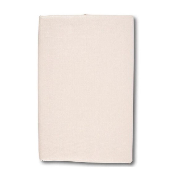 Table Cloth Home Master Flannel Waterproof Plain Colour - 130 x 225cm Off WHite