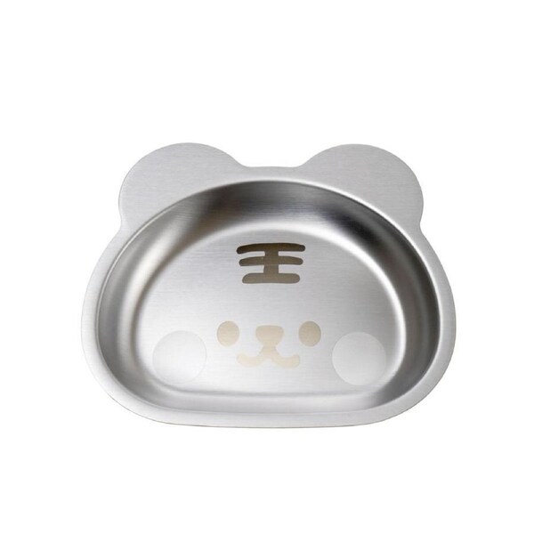Kylin 304 Stainless Steel Tiger Dinner Plate 15*17.5cm