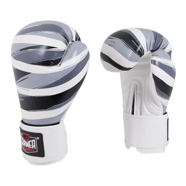 RCB Red Corner Boxing Womens Sparring Boxing Gloves - Stripes Black