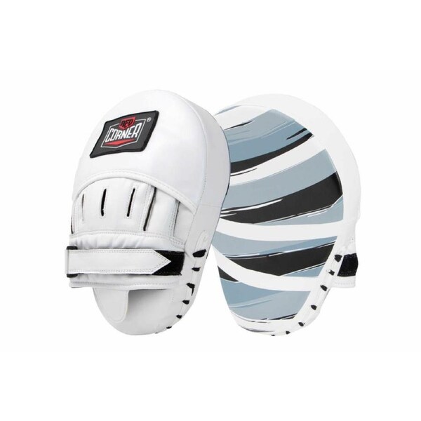 RCB Red Corner Boxing Womens Sparring Focus Pads - Stripes Black