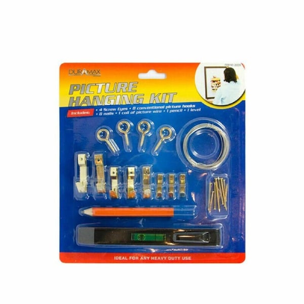 23 pcs Picture Hanging Kit Photo Frame Hanging Set Wall Kit Tools DIY Set