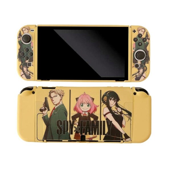 Nevenka Protective TPU Case for Switch Split Soft Shell Case for Switch OLED Shock-B11