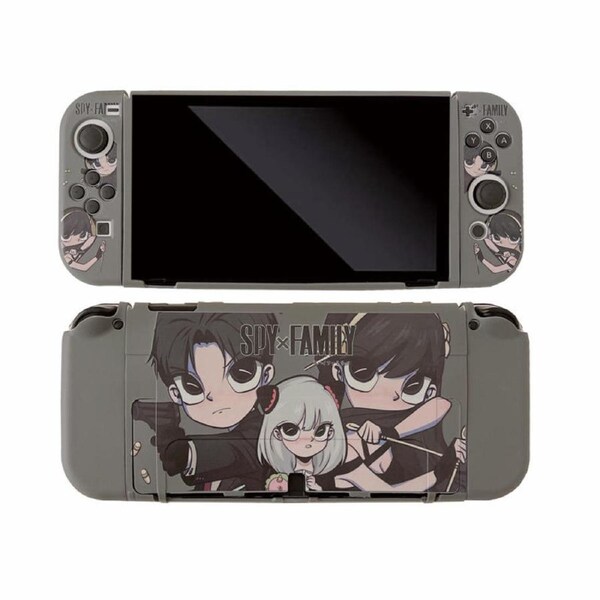 Nevenka Protective TPU Case for Switch Split Soft Shell Case for Switch OLED Shock-B12