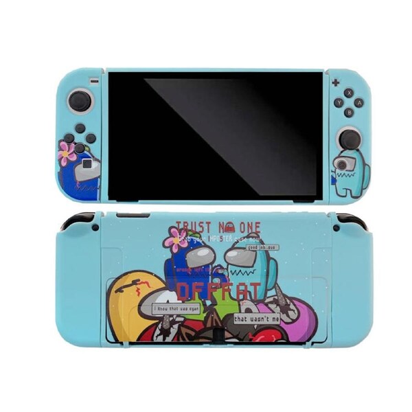 Nevenka Protective TPU Case for Switch Split Soft Shell Case for Switch OLED Shock-B20