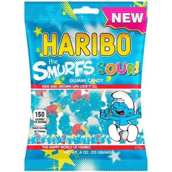HARIBO SOUR SMURFS 113g