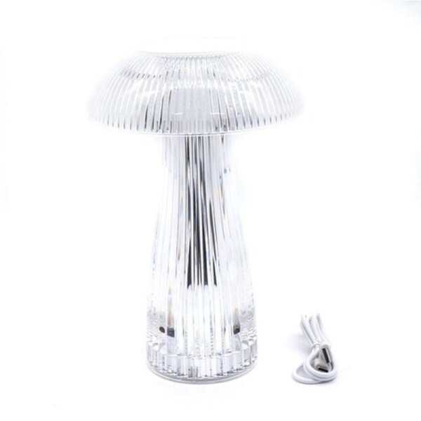 Wireless Desk Lamp Mushroom Diamond Touch Table Lamp