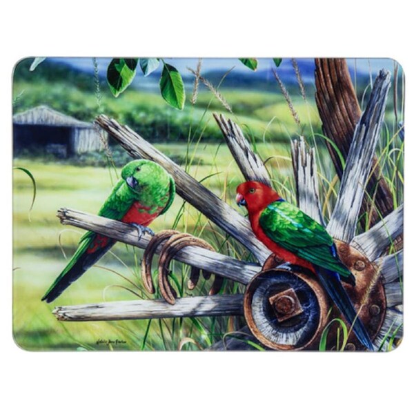 Ashdene Kitchen GLASS A Country Life Surface Saver King Parrots