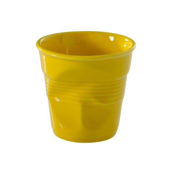 Froisses Cappuccino Coffee Cup 180ml Set of 6x Seychelles Yellow