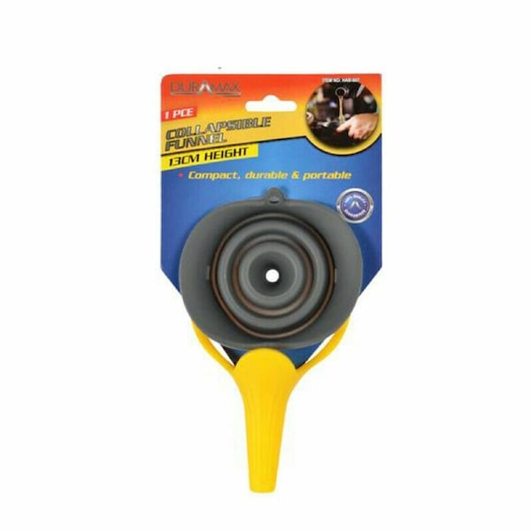 1x Foldable Practical Silicone Small Collapsible Silicon Kitchen Funnel Hopper