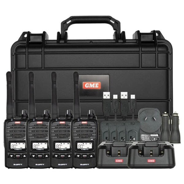 GME TX677 2 Watts UHF Handheld Radio - Quad Pack