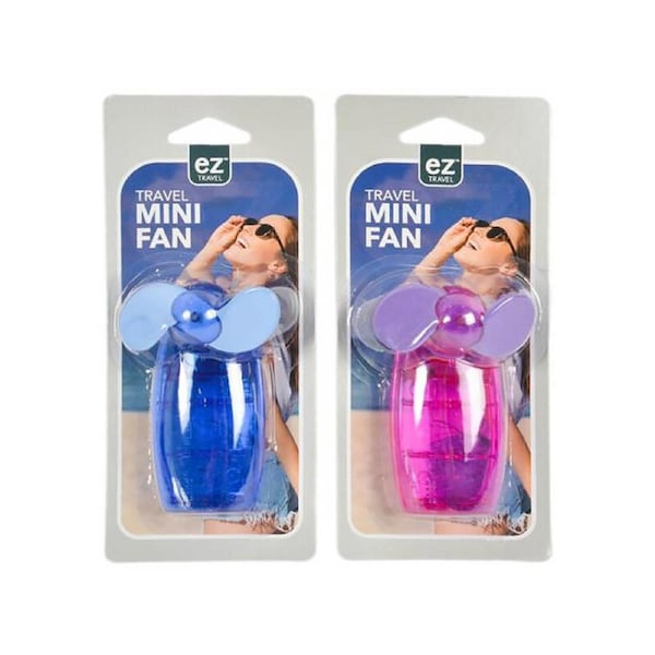 Ozoffer 2X Travel Mini Fan Pocket Fan Portable Battery Operated Summer Fan