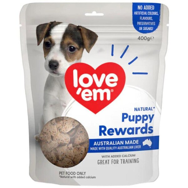 Puppy Rewards 200 gram Dog Training Treats Australian Made by Love 'em