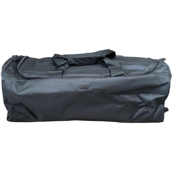 60L FIB Sports Duffle Bag Duffel Gym Canvas Travel Foldable - Black