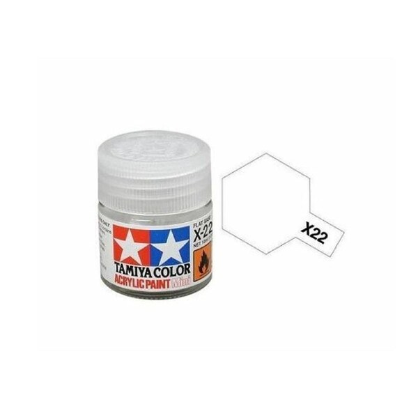 Tamiya 10ml Acrylic Gloss Paint Mini X-22 Clear 81522