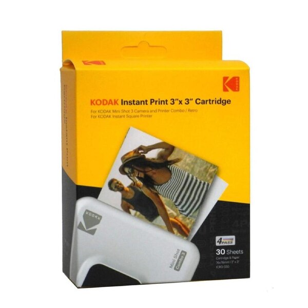 Kodak Instant 3X3 Camera Cartridge 30 Sheets