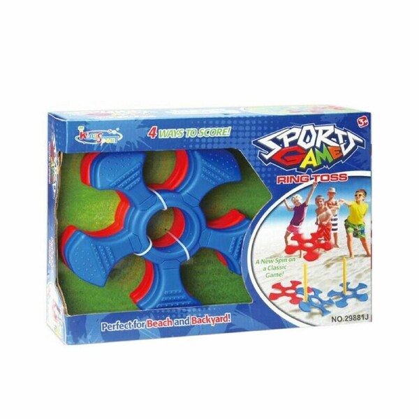 Beach Ring Toss (Jumbo) Inflatable Ring Toss Game Hoops Play Fun Beach Summer