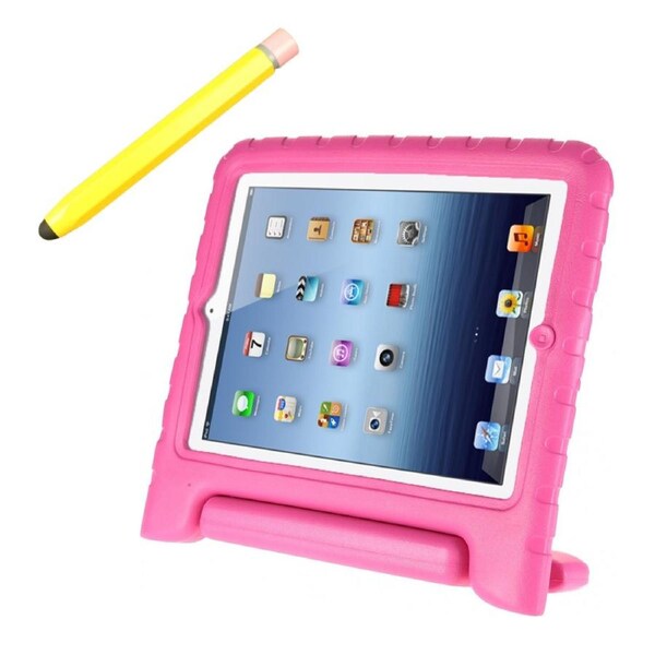 StylePro, iPad 10th and 11th generation Kids Case with Kids Stylus, pink.