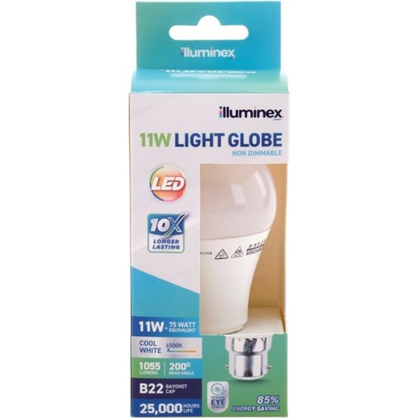 Ozoffer Bulb 11W LED Light - Cool White - B22 (Bayonet)