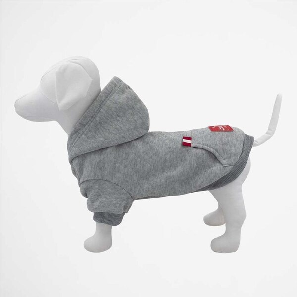 Louie Living Pet/Dog Warm Jumper/Hoodie Soft Winter Jacket/Vest Size XL Grey
