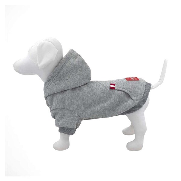 Louie Living Pet/Dog Warm Jumper/Hoodie Soft Winter Jacket Vest Large Grey