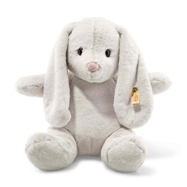 Hoppie Rabbit - Steiff Soft Cuddly Friends - Light Grey, 38cm