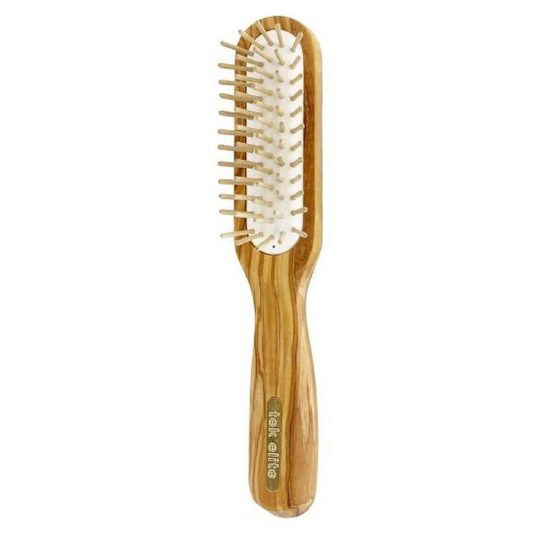 Rectangular Brush - Olive Wood Elite Series - Tek