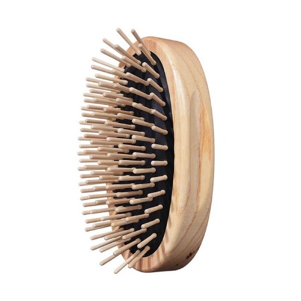 Oval Military Style Ash Wood Brush - Tek