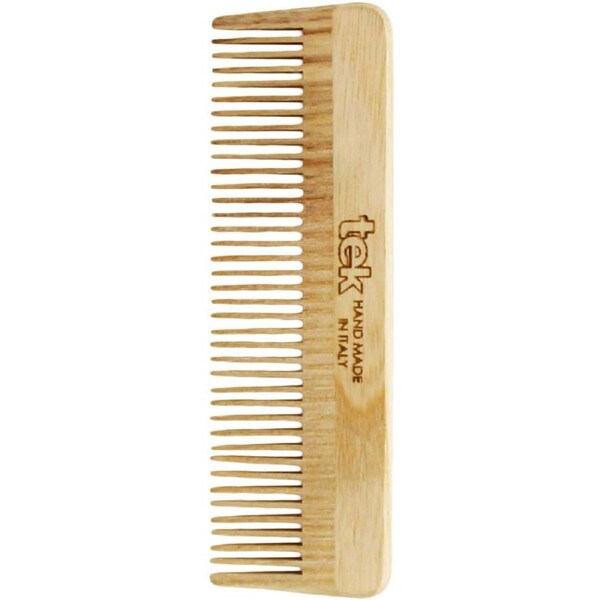Small Ash Wood Comb with Fine Teeth - Tek