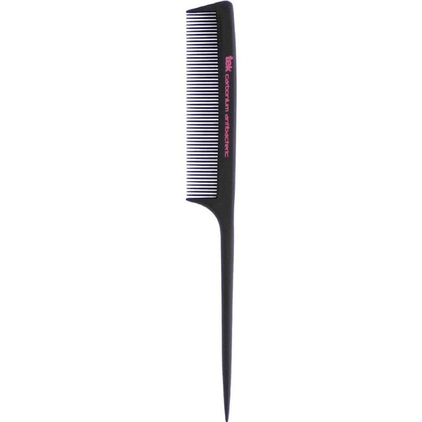 Carbonium Professional Tail Comb with Very Fine Teeth - Tek