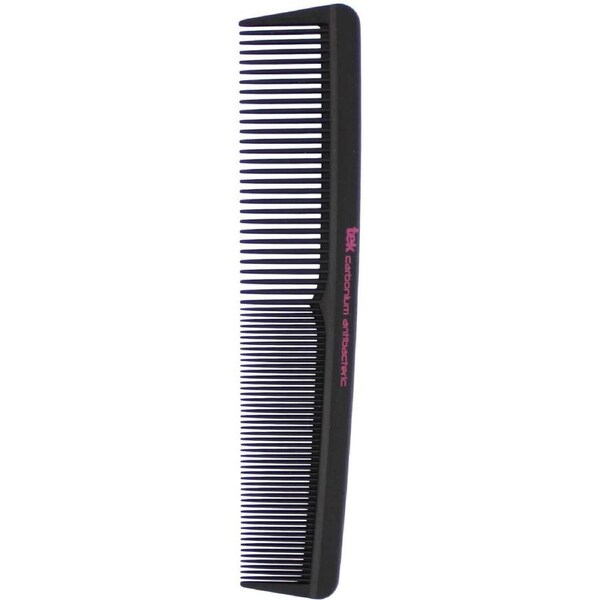 Carbonium Professional Comb with Wide & Very Fine Teeth - Tek