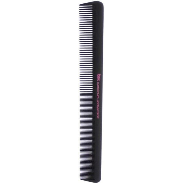 Carbonium Professional Small Comb with Fine & Very Fine Teeth - Tek