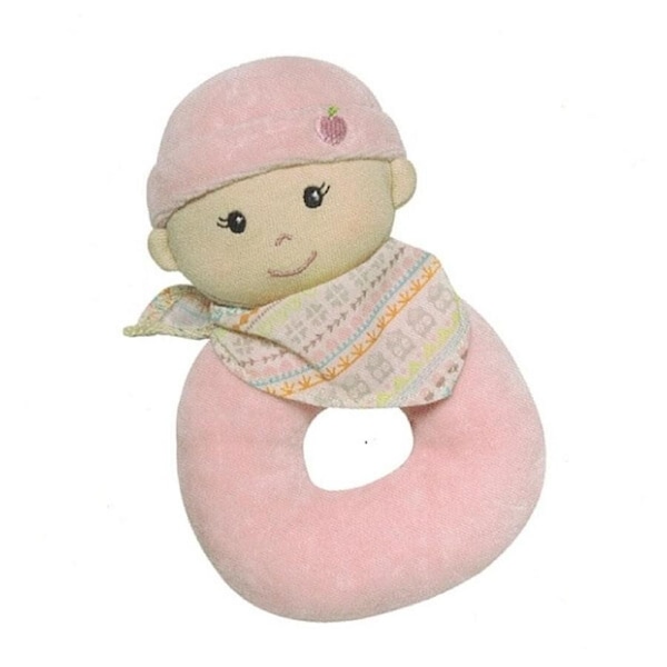 Toddler Girl Soft Rattle - Apple Park