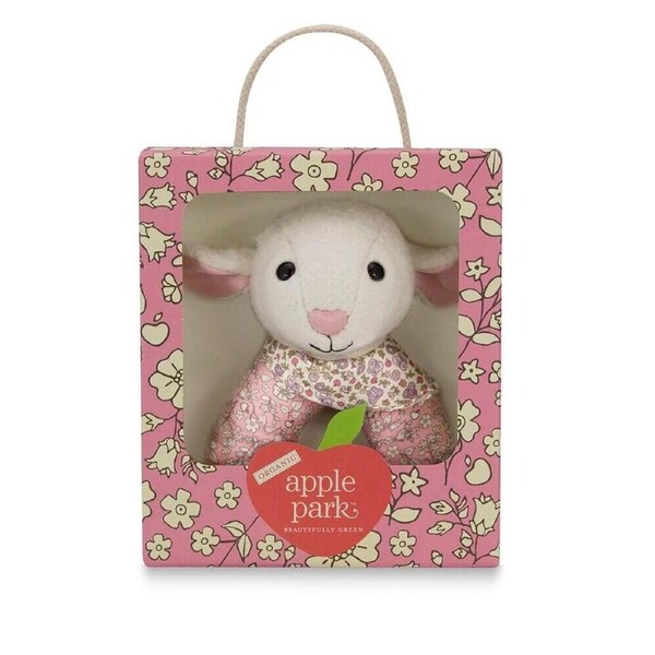 Lamby Patterned Rattle - Apple Park