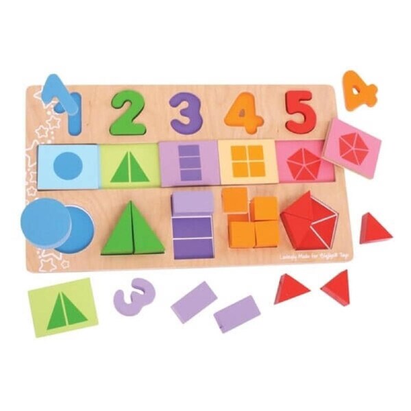 My First Fractions Puzzle - Bigjigs Toys