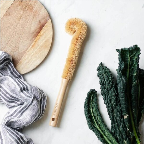 Bottle Brush, Extra Long - Beechwood & Sisal - Ever Eco