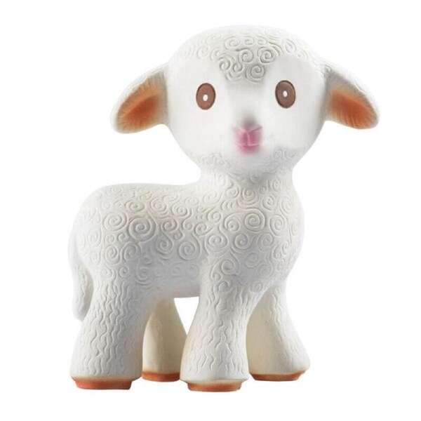 Mia the Lamb - Natural Rubber Teething Toy - CaaOcho Friends Collection
