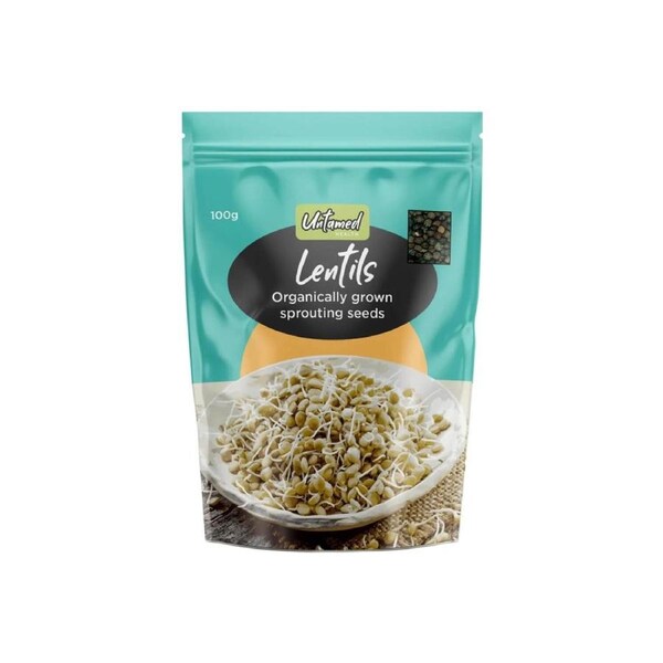 Lentils Sprouting Seeds - 100g - Untamed Health