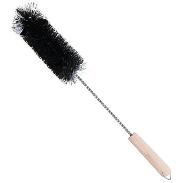 Bottle Brush with Wooden Handle & Black Bristles - Keller Bursten