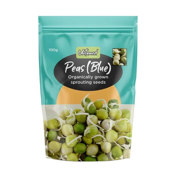 Peas (Blue) Sprouting Seeds - 100g - Untamed Health