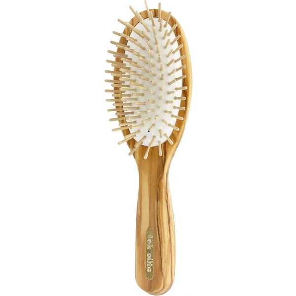 Big Oval Brush - Olive Wood Elite Series - Tek