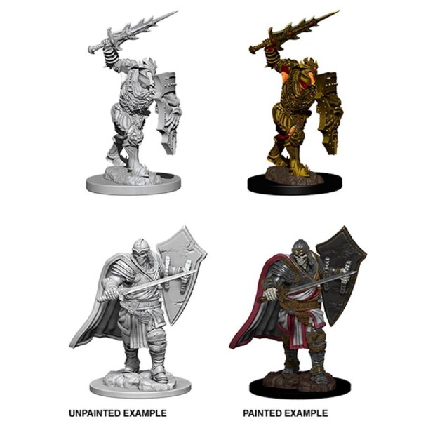 D&D Nolzurs Marvelous Unpainted Miniatures Death Knight & Helmed Horror