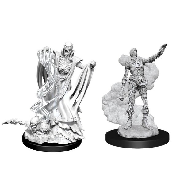 D&D Nolzurs Marvelous Unpainted Miniatures Lich and Mummy Lord