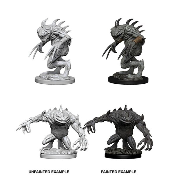 D&D Nolzurs Marvelous Unpainted Miniatures Grey Slaad & Death Slaad