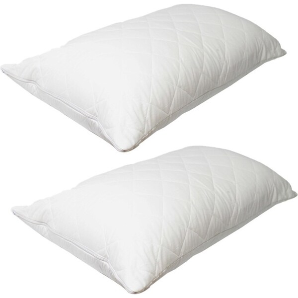 2x Jason Commercial Heavenly Dreams Premium Cotton Pillow Protectors 50x90cm