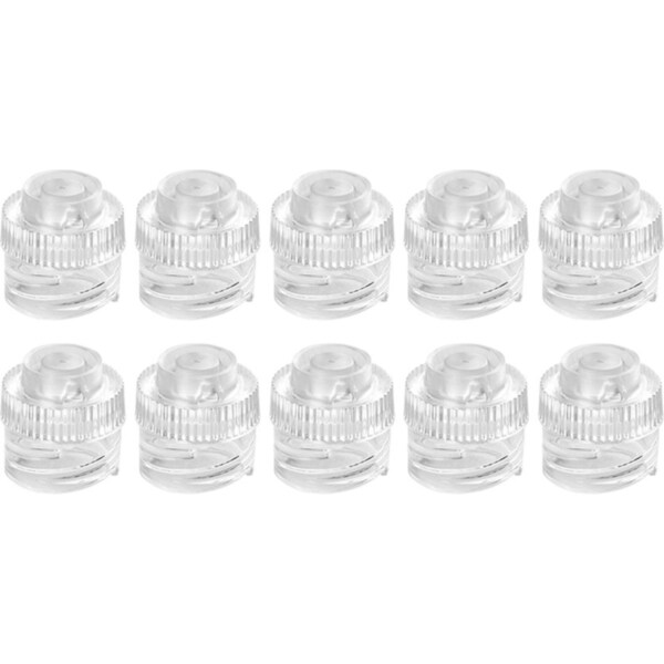 10pc Jura Interchangeable Milk Spout Spare Set For Coffee Machine Frother Clear