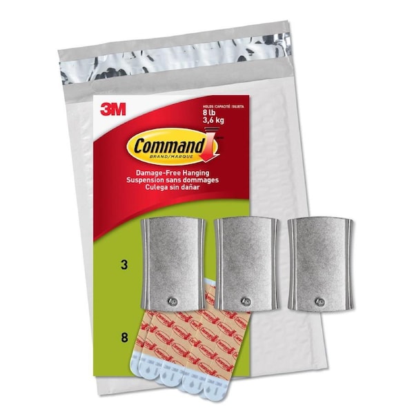 Command PH048-3NA Value Pack Jumbo Universal Picture Hanger, Large, White