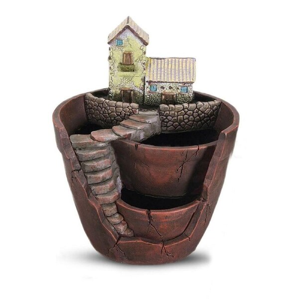 Sky Garden Herb Flower Basket Planter Succulent Pot Trough Box Home Plant Bed