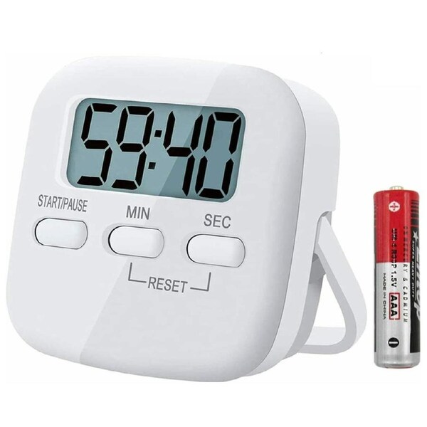 Electronic Kitchen Timer LCD Digital Timer Loud Alarm Count Down 99 Minute Egg
