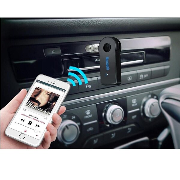 Wireless Bluetooth 3.5mm AUX Audio Music Receiver Stereo Home Car Adapter