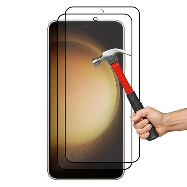 2Pcs For Samsung Galaxy S23+ PLUS Tempered Glass Screen Protector Phone Guard